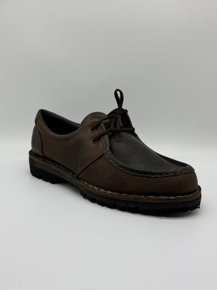 SCARPA BASSA CON DOPPIA CUCITURA VIBRAM PELLE CARETTONI